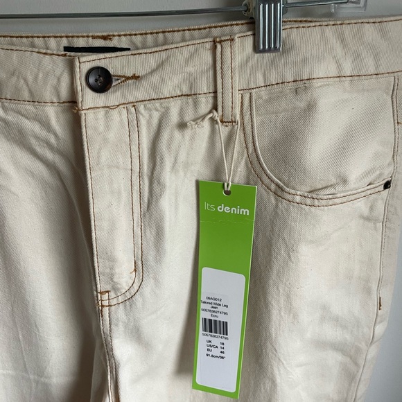 LONG TALL SALLY  Tailored Wide Leg Jean size 14 36” inseam NWT -J - Picture 2 of 5